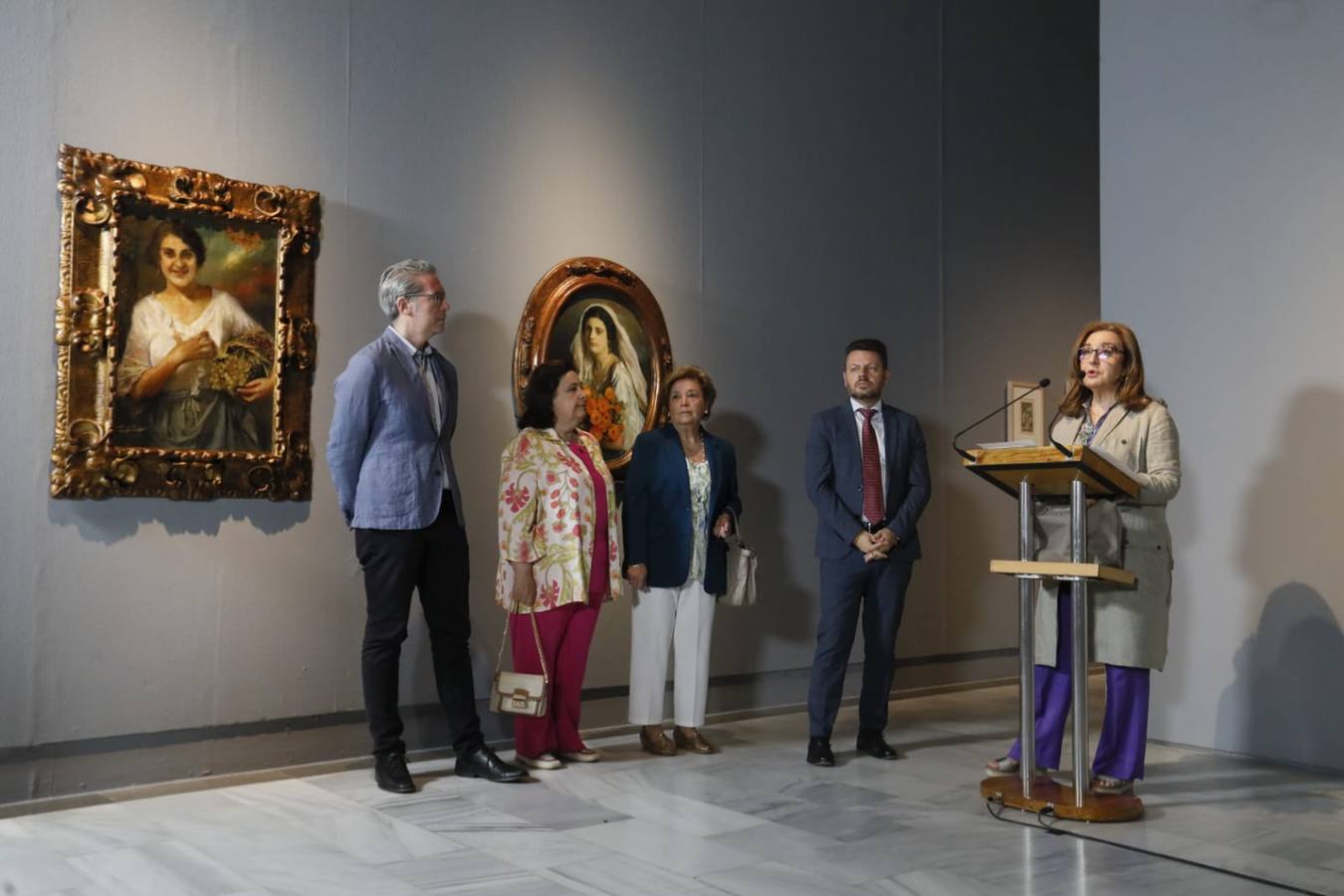 Inauguración de la exposición 'Sevilla en la mirada" en el Museo de Bellas Artes de Sevilla