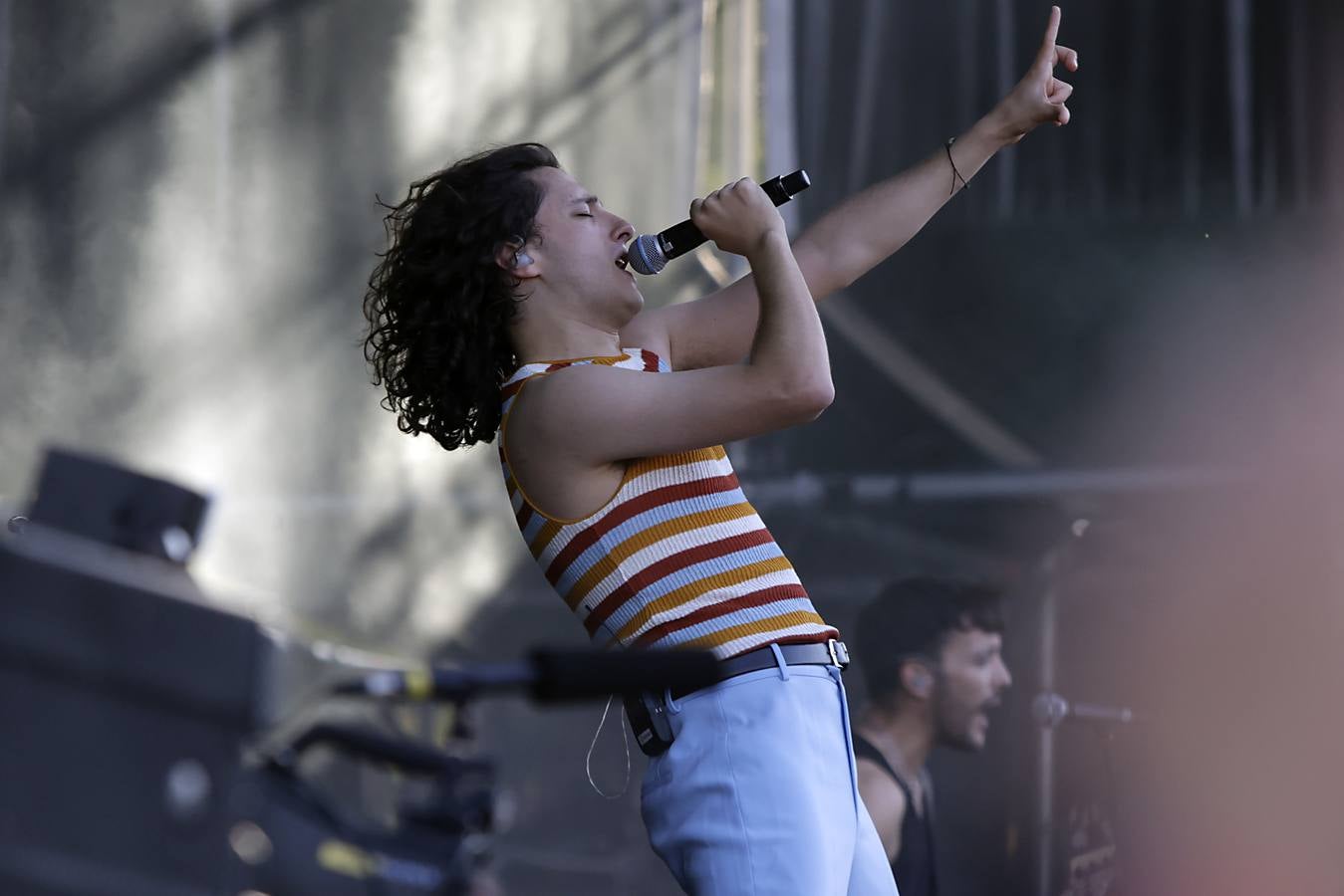 El público coreó las canciones con el vocalista de Arde Bogotá