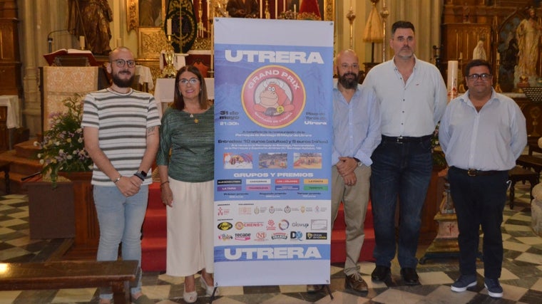 Imagen de la presentación del Grand Prix que se va a celebrar en la palza de torros de Utrera el 31 de mayo