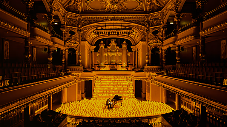 Imagen de archivo de un concierto de Candlelight