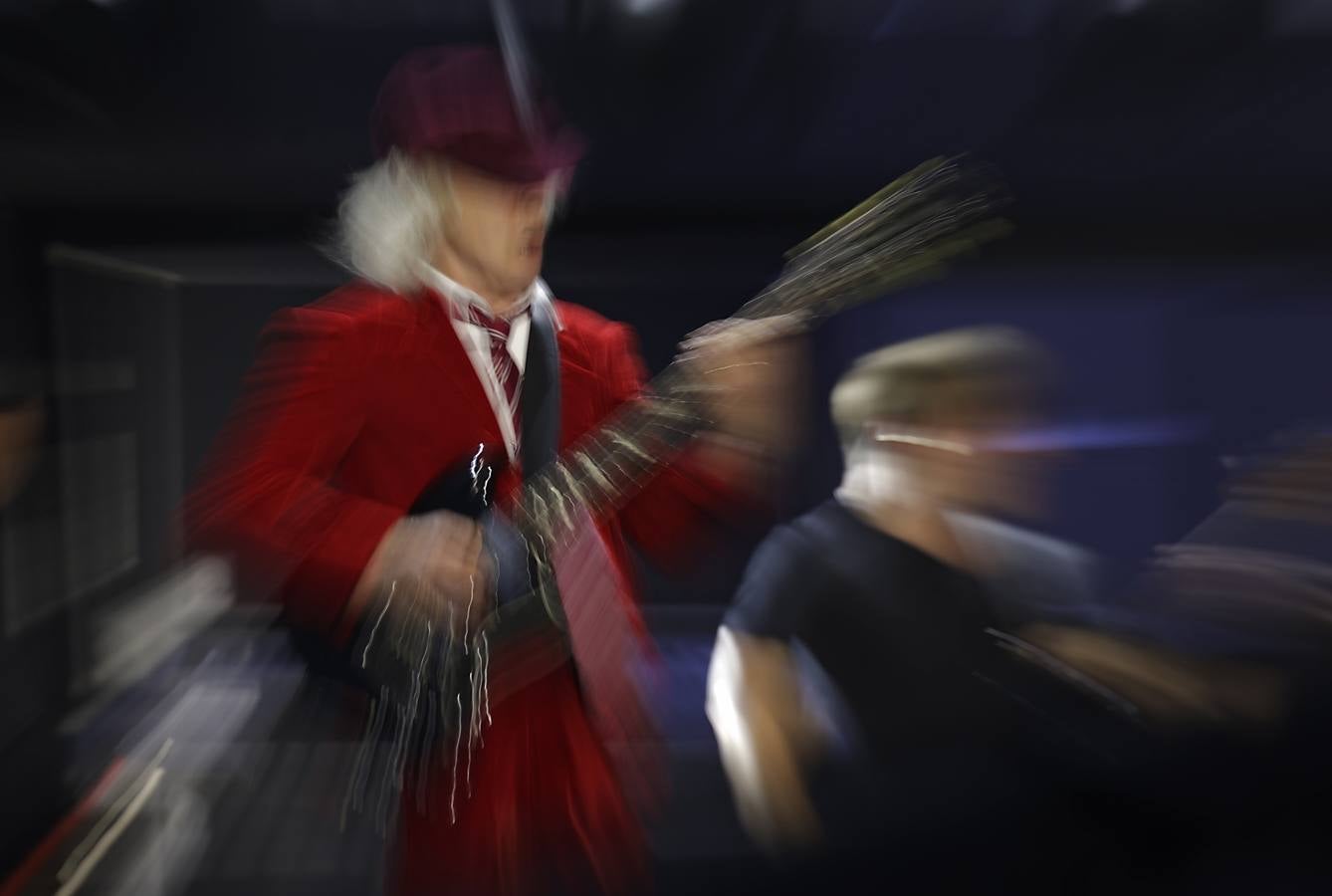 Un momento del concierto de AC/DC en el Estadio La Cartuja de Sevilla