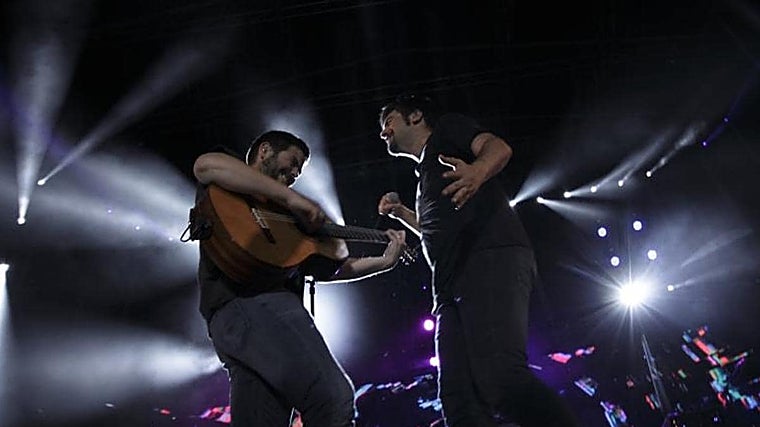 Estopa en uno de sus últimos conciertos en Sevilla