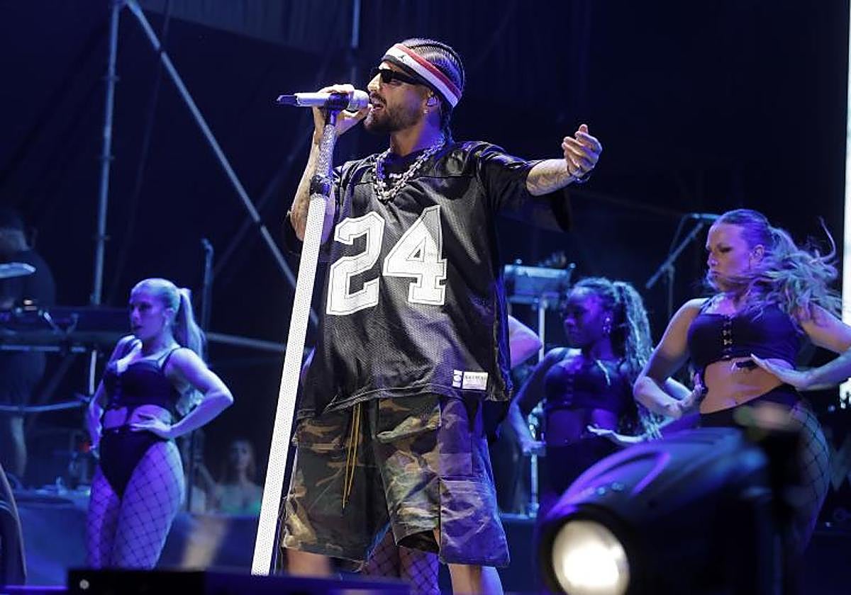 Maluma, en un concierto en Sevilla