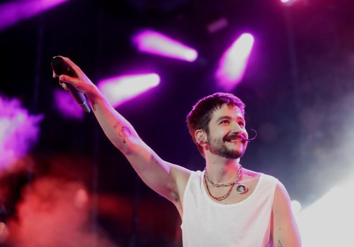 Concierto de Camilo en el Estadio de la Cartuja en 2022