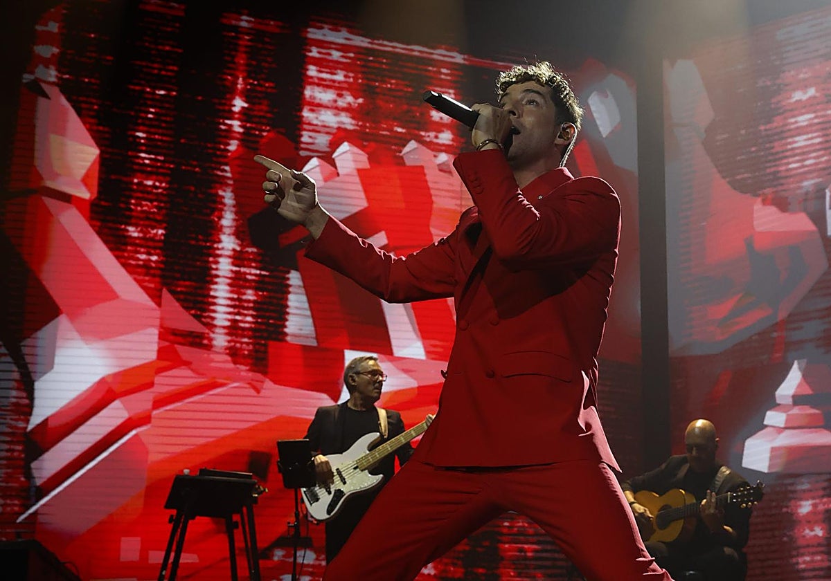 David Bisbal en un concierto reciente