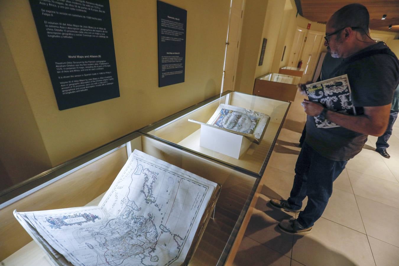 Imágenes de la exposición &#039;Mapas&#039;, en la Fundación Cajasol de Sevilla