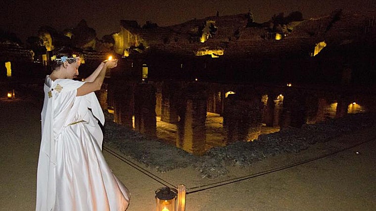 Una edición de las visitas nocturnas a Itálica