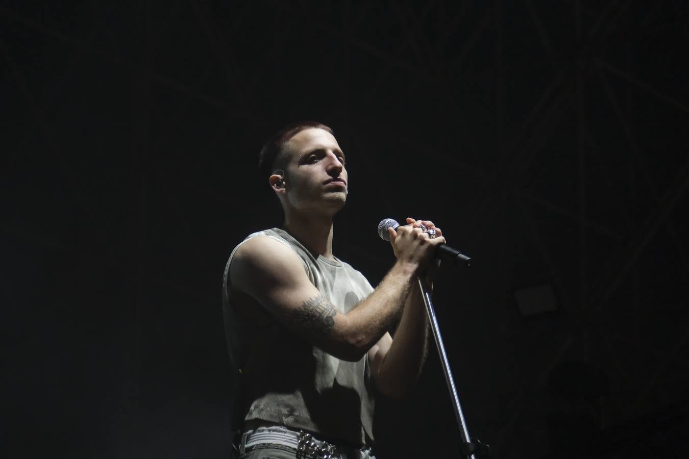 La actuación de Wos levantó una gran expectación entre los fans del rapero