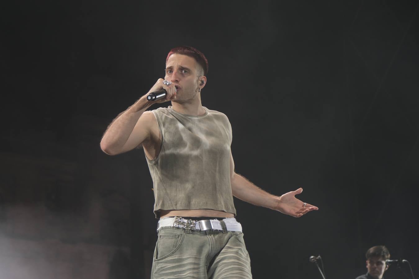 La actuación de Wos levantó una gran expectación entre los fans del rapero