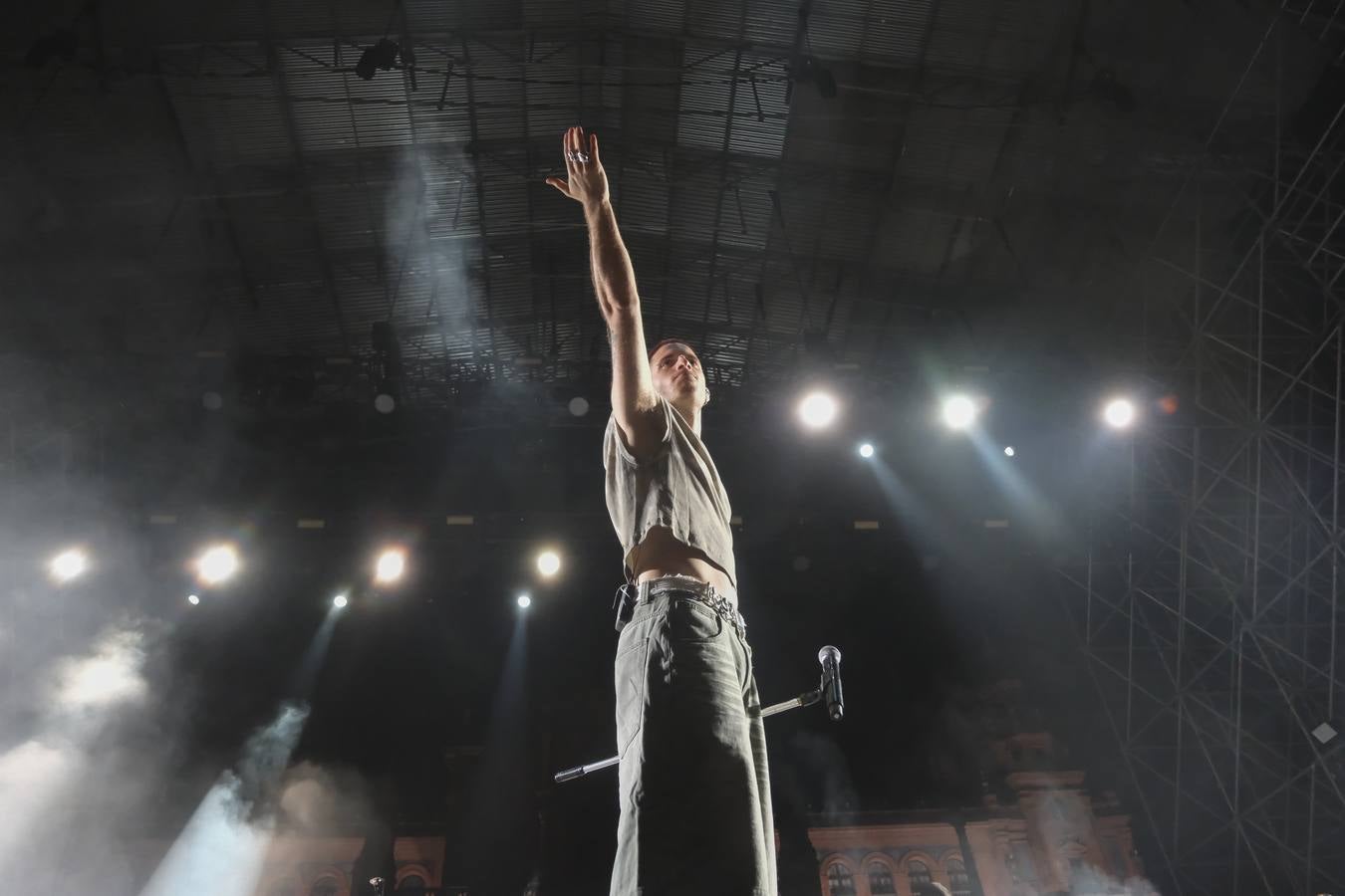 La actuación de Wos levantó una gran expectación entre los fans del rapero