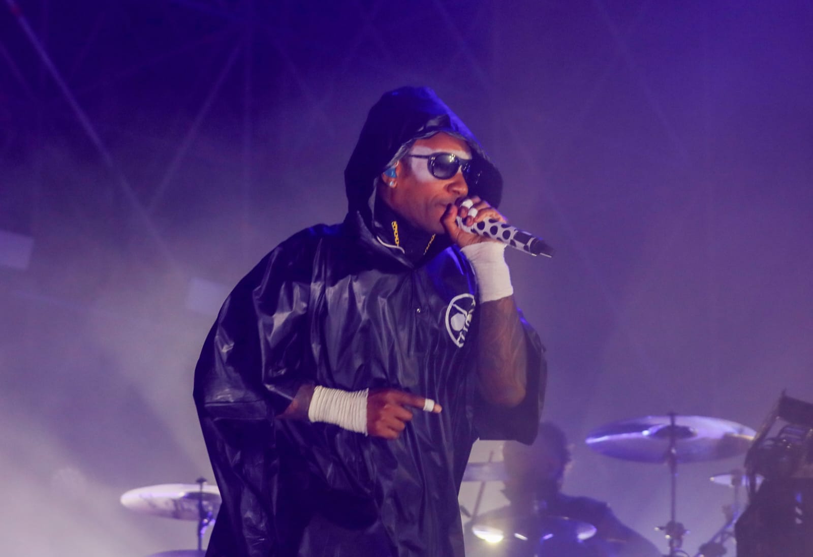 Actuación del grupo The Prodigy en la noche de este martes en la Plaza de España de Sevilla