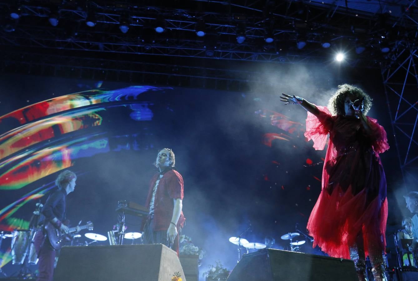 Arcade Fire llenó la Plaza de España con el sonido de su rock alternativo