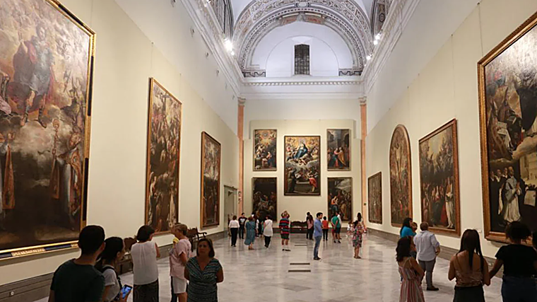 Una de las salas del Museo de Bellas Artes de Sevilla