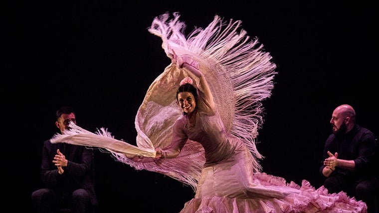 La bailaora María Moreno actúa en Mairena del Alcor en el marco del Festival de Cante Jondo Antonio Mairena