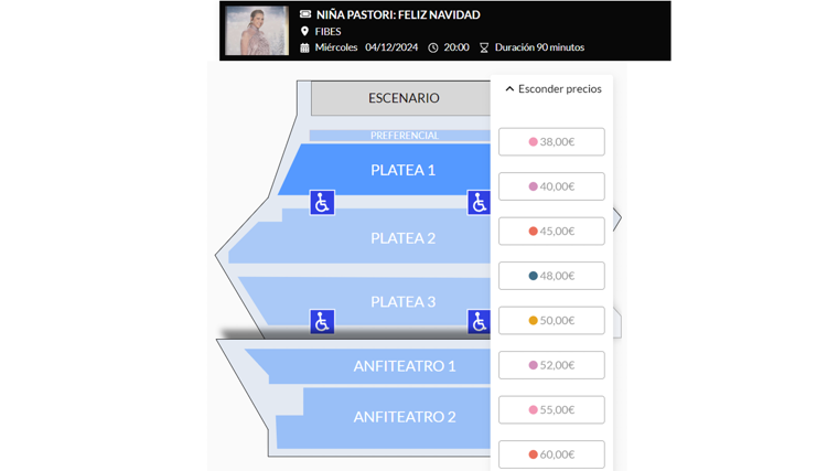 Precios de las entradas para el concierto de Navidad de Niña Pastori del 4 de diciembre en Sevilla