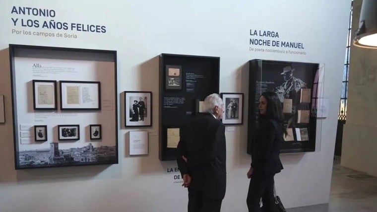 Algunas de las piezas de la exposición