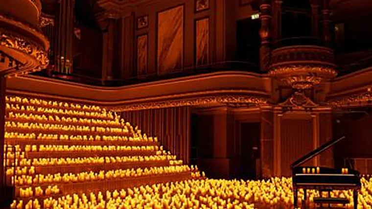 Fotografía de archivo del espectáculo Candlelight