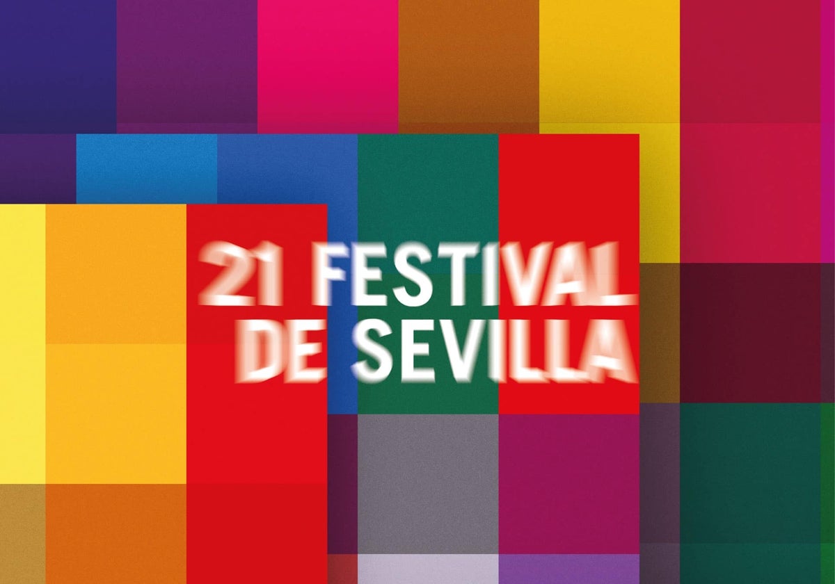 Cartel del festival, obra del diseñador gráfico sevillano Pedro Cabañas