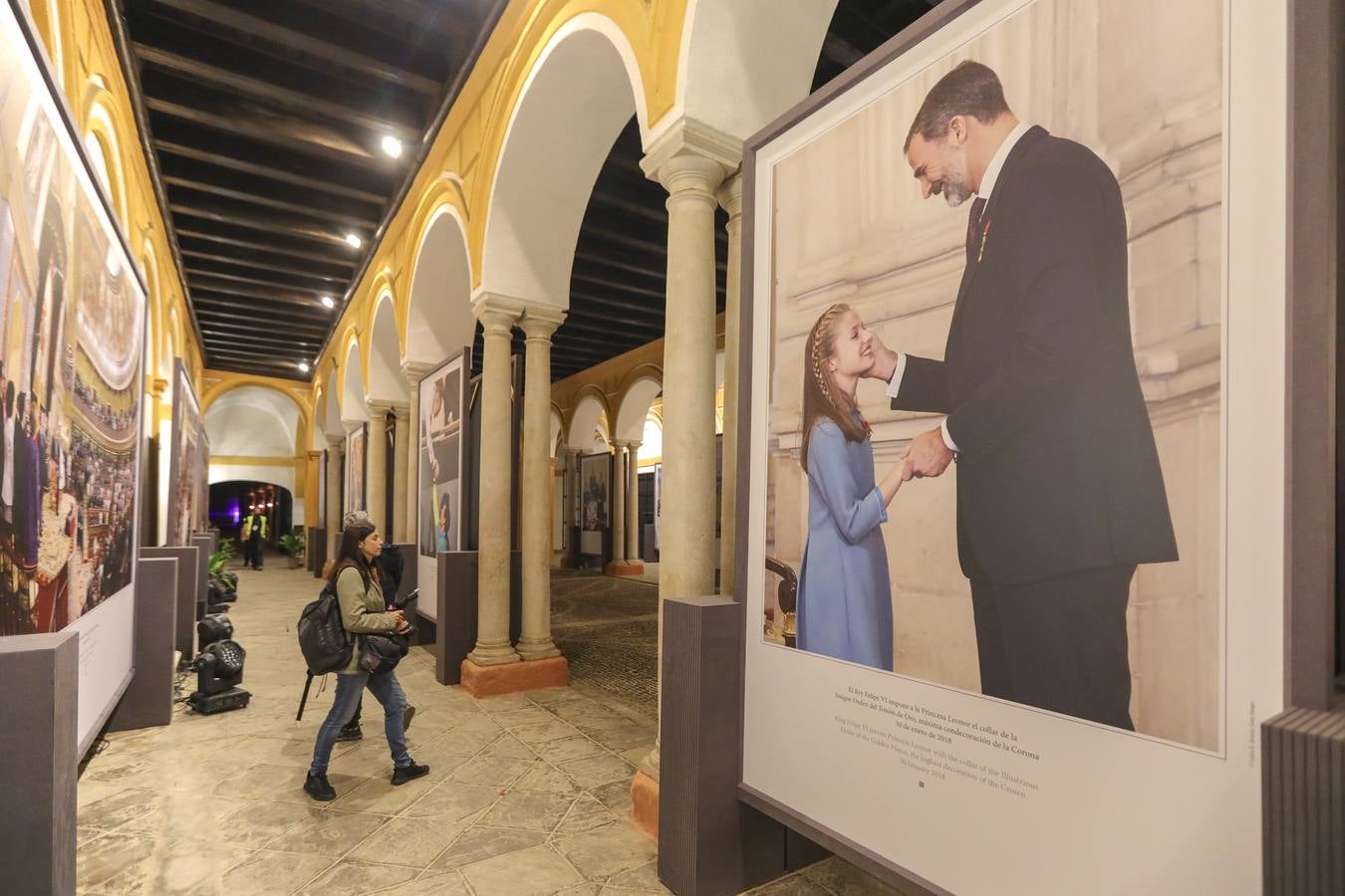 Los visitantes podrán contemplar más de veinte fotografías del reinado de Felipe VI