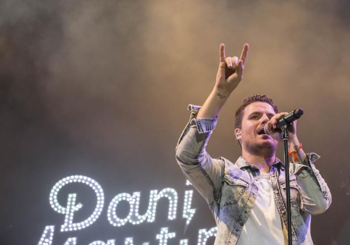 Dani Martín, en un concierto en Sevilla