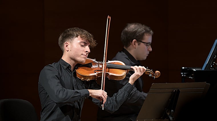 Miguel García (violín) y José María Perejón (piano)