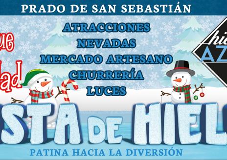 Imagen secundaria 1 - Vuelve la pista de hielo al Prado de San Sebastián: estas son las fechas y precios