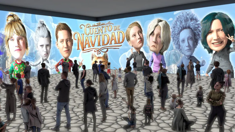 Recreación de la experiencia visual de 'Cuento de Navidad'