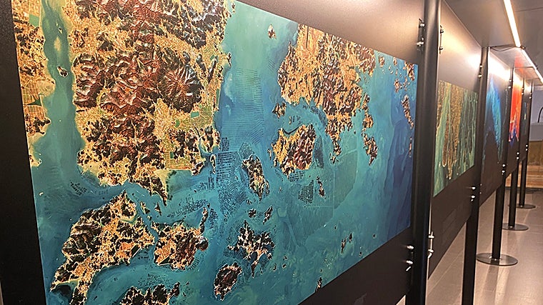 La Casa de la Ciencia de Sevilla acoge esta exposición en la que se pueden contemplar las costas desde el espacio