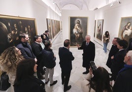 Imágenes de la exposición de Patrimonio histórico en la iglesia de San Luis de los Franceses en Sevilla