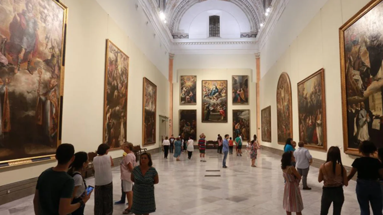 Interior de una de las salas del Museo de Bellas Artes de Sevilla