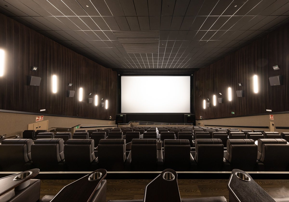 Una sala de los Cines Yelmo