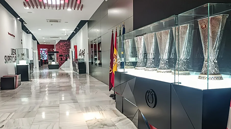 Museo del Sevilla FC, en el estadio Ramón Sánchez-Pizjuán