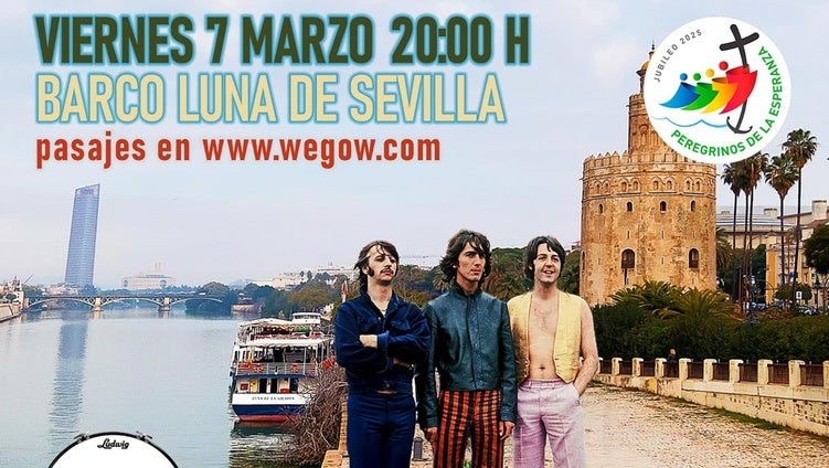 Los Escarabajos ofrecen su homenaje a The Beatles en un original concierto por el Guadalquivir con fines benéficos