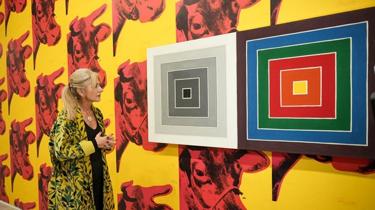 Obras de Elaine Sturtevant que se exponen en el CAAC