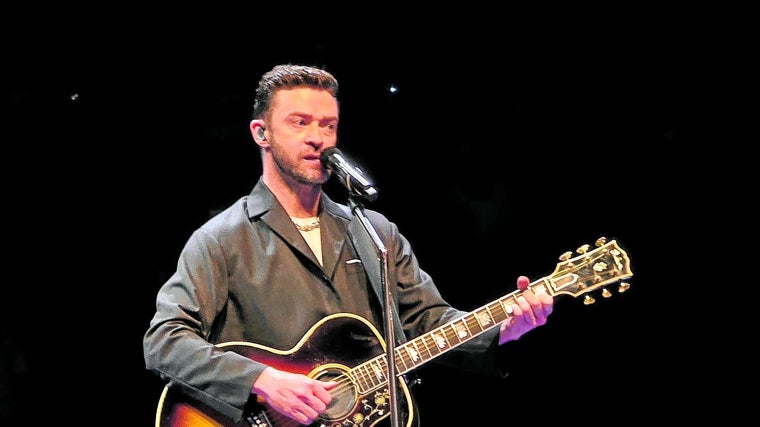 Concierto del cantante en Las Vegas