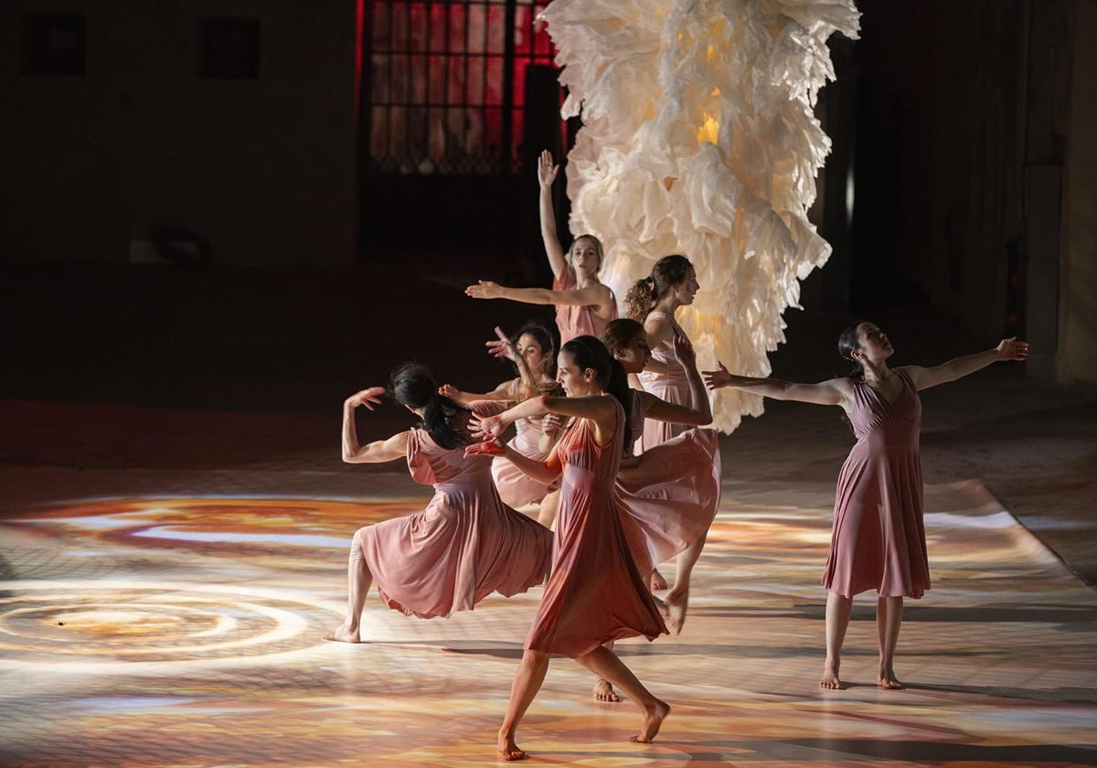 'In perpetuum' obra de Manuela Nogales junto a la Orquesta Barroca de Sevilla que ha inaugurado el nuevo espacio de la Real Fábrica de Artillería