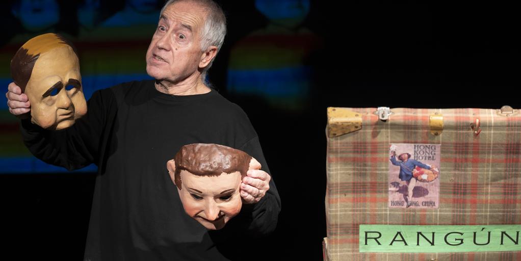 La fundición teatro recibe esta semana a joan font, de comediants, con 'el vendedor de humo'