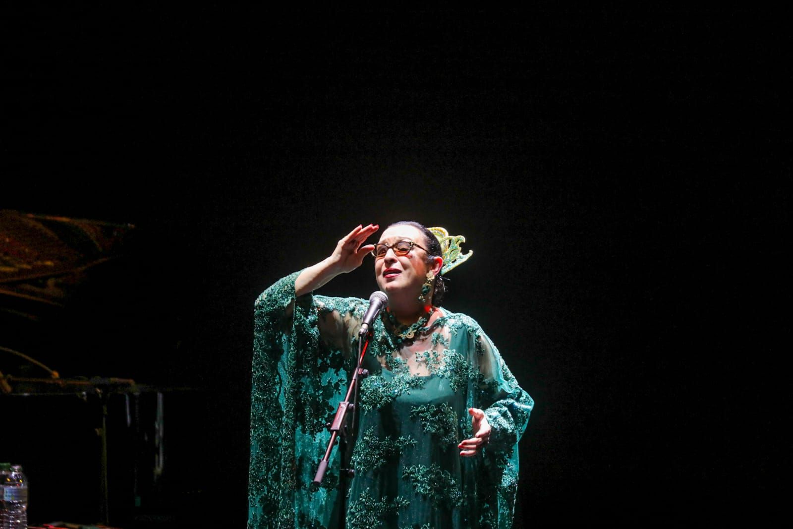 Un momento de la actuación este viernes de Martirio en el Cartuja Center