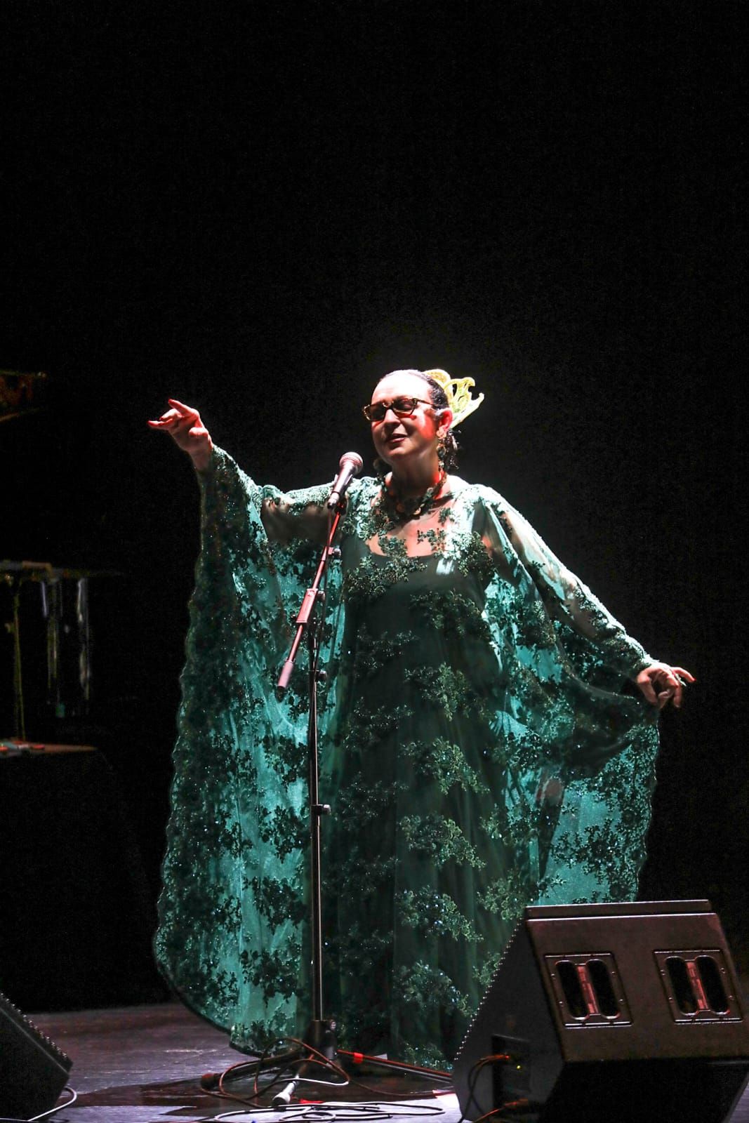 Un momento de la actuación este viernes de Martirio en el Cartuja Center