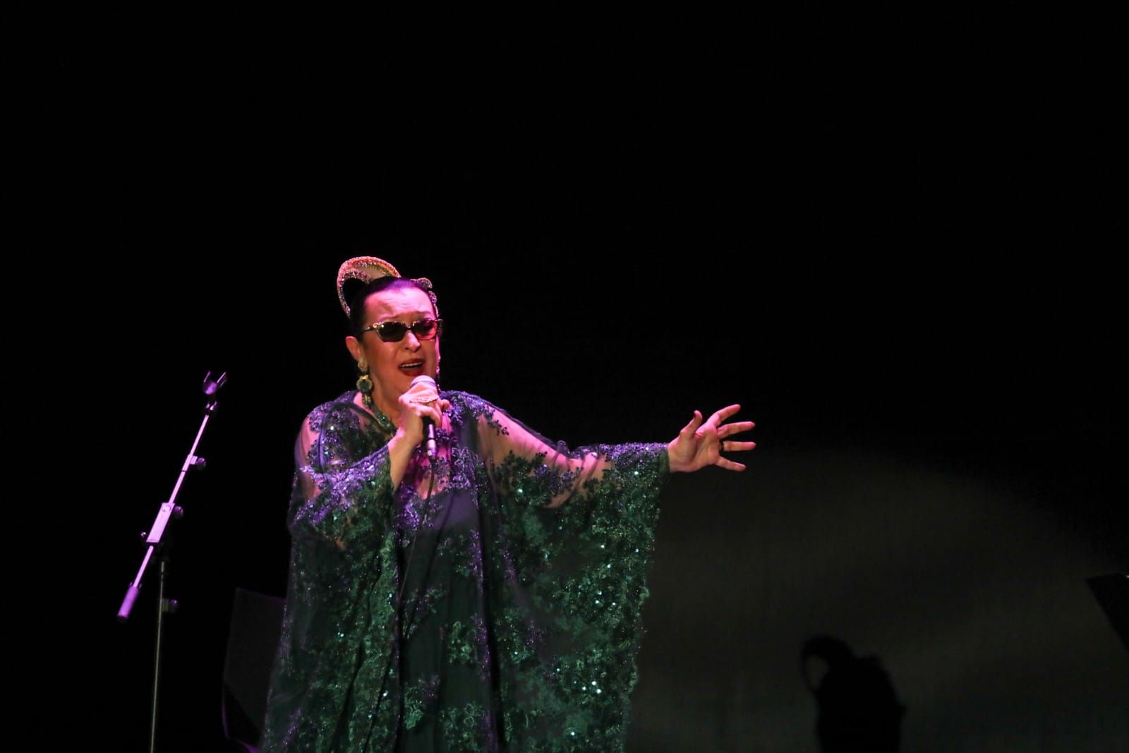 Un momento de la actuación este viernes de Martirio en el Cartuja Center