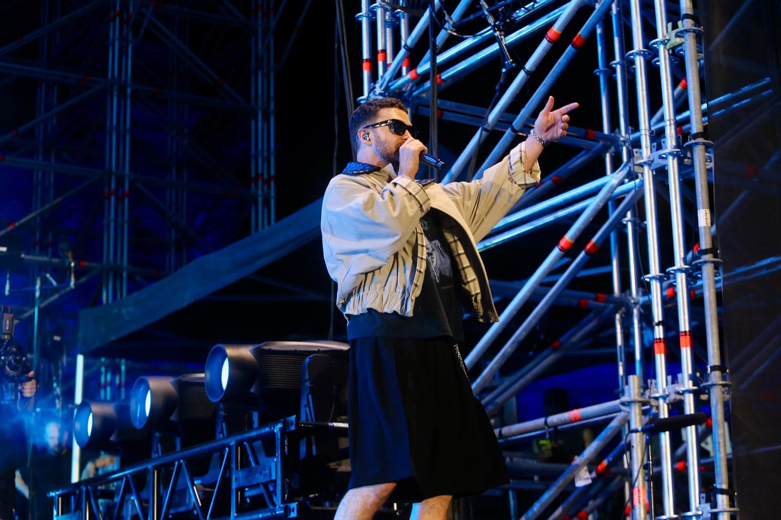 Un momento del concierto inaugural del Icónica Santalucía Sevilla Fest 2025, con Justin Timberlake 