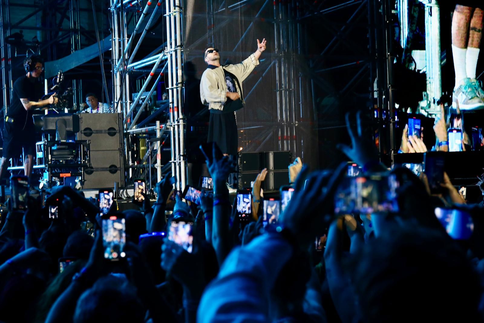 Un momento del concierto inaugural del Icónica Santalucía Sevilla Fest 2025, con Justin Timberlake 