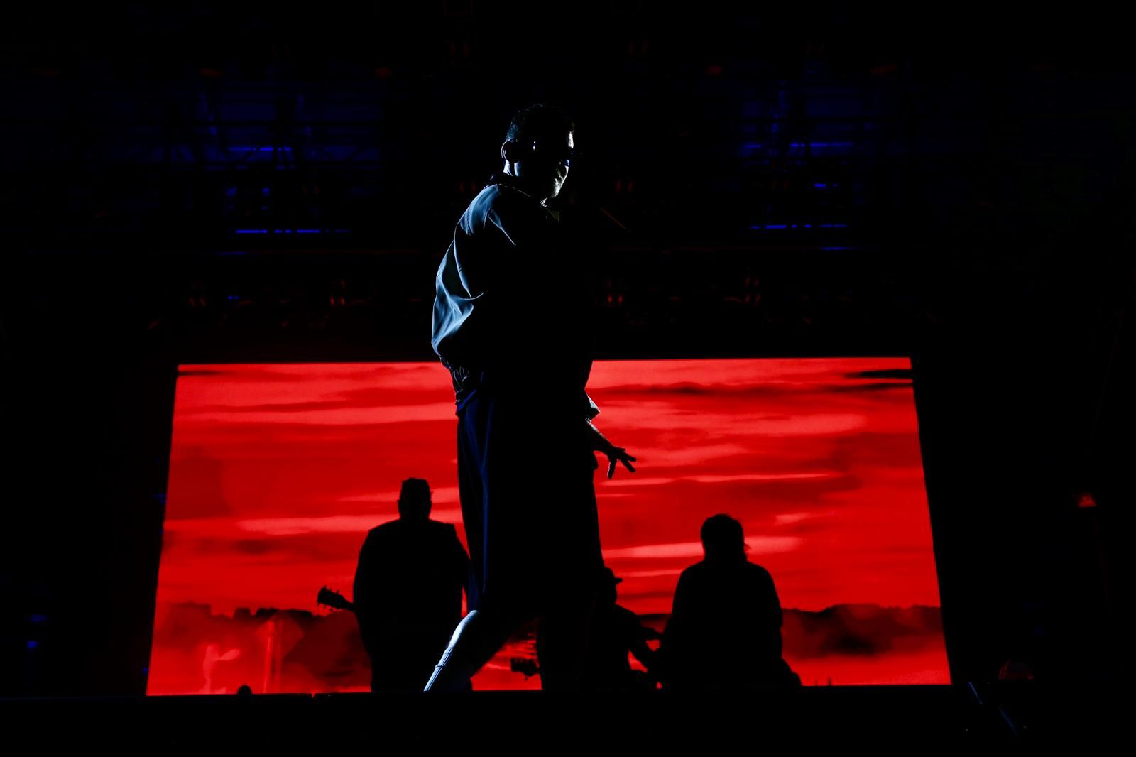 Un momento del concierto inaugural del Icónica Santalucía Sevilla Fest 2025, con Justin Timberlake 