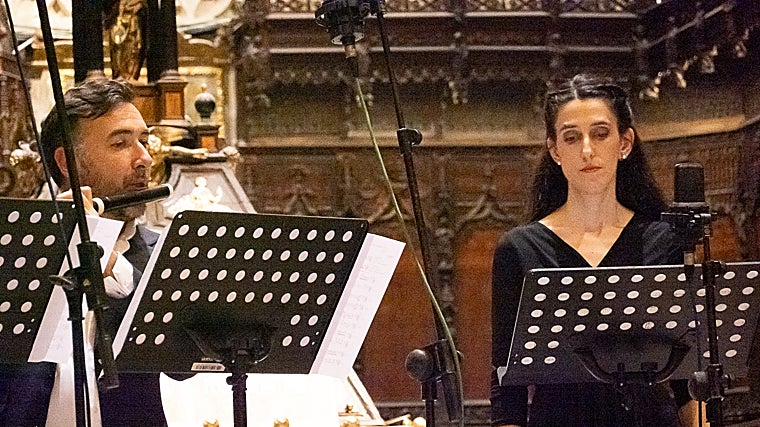 Radael Ruibérriz (flauta) y Soraya Méncid (soprano)