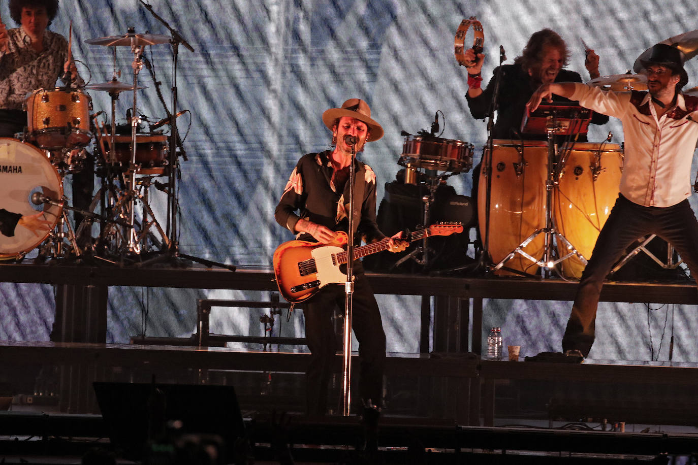 Leiva durante su concierto en Icónica Fest en el 2022