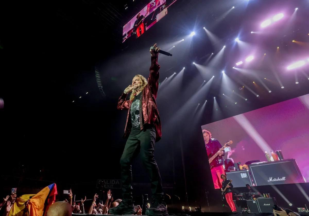 Maná en un concierto en Madrid