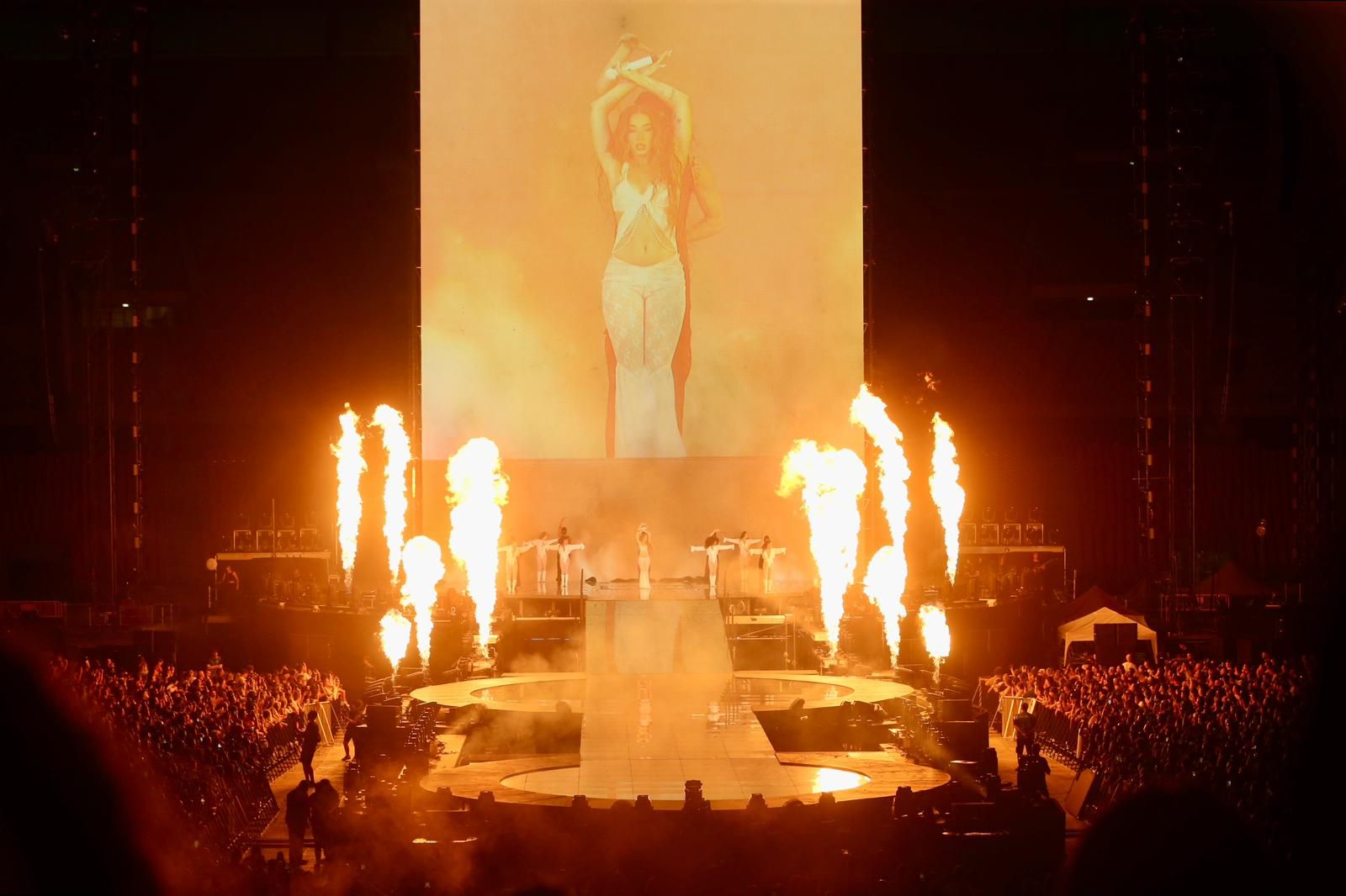 Concierto de Lola Índigo en el estadio de la Cartuja