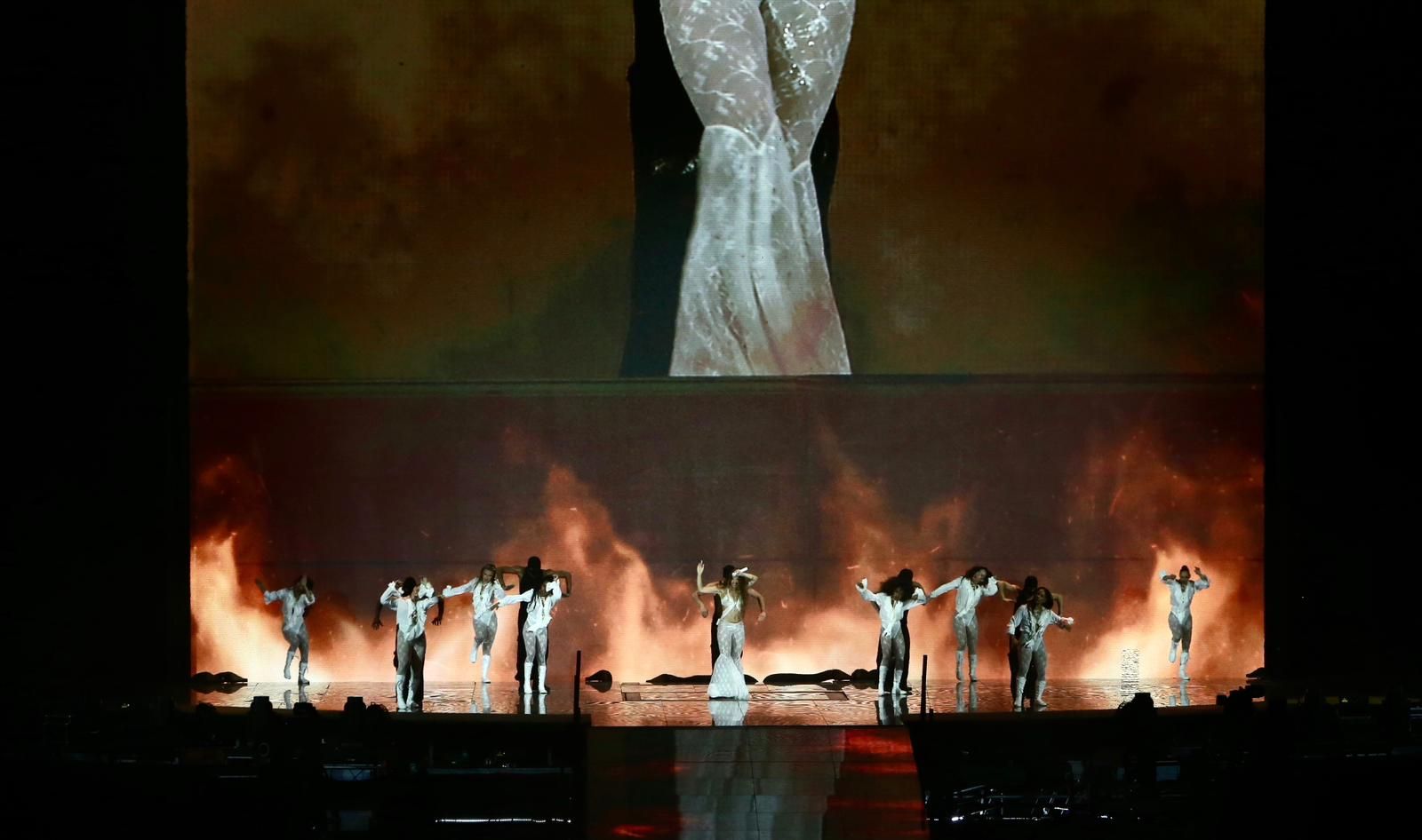 Concierto de Lola Índigo en el estadio de la Cartuja