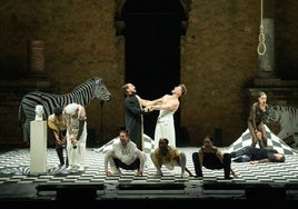 La compañía noruega 'Carte blanche' se estrenaba en el Festival de Itálica