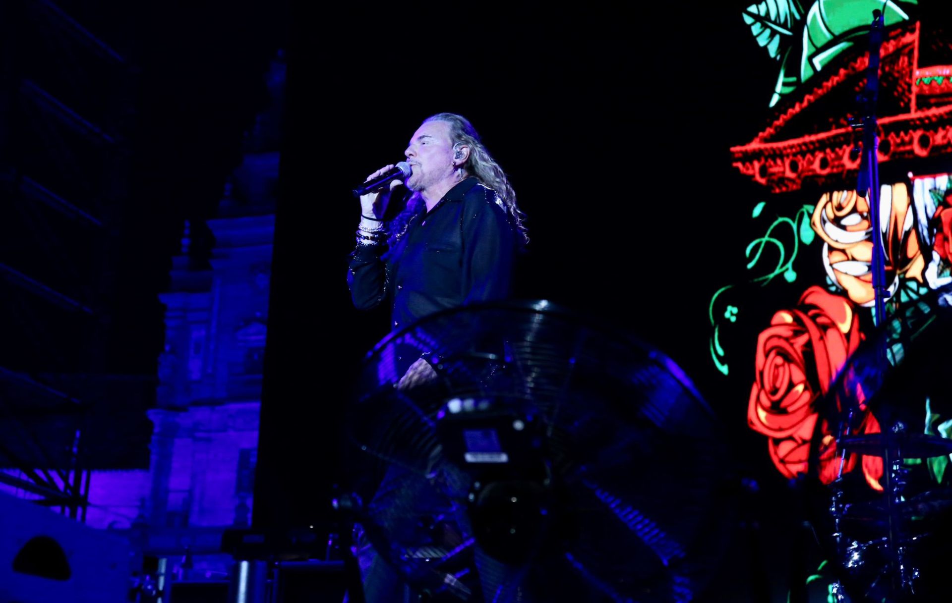 Actuación del grupo mexicano Maná, en la noche de este domingo en Sevilla